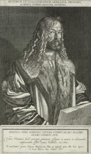 Portrait of Albrecht Dürer by Lukas Kilian